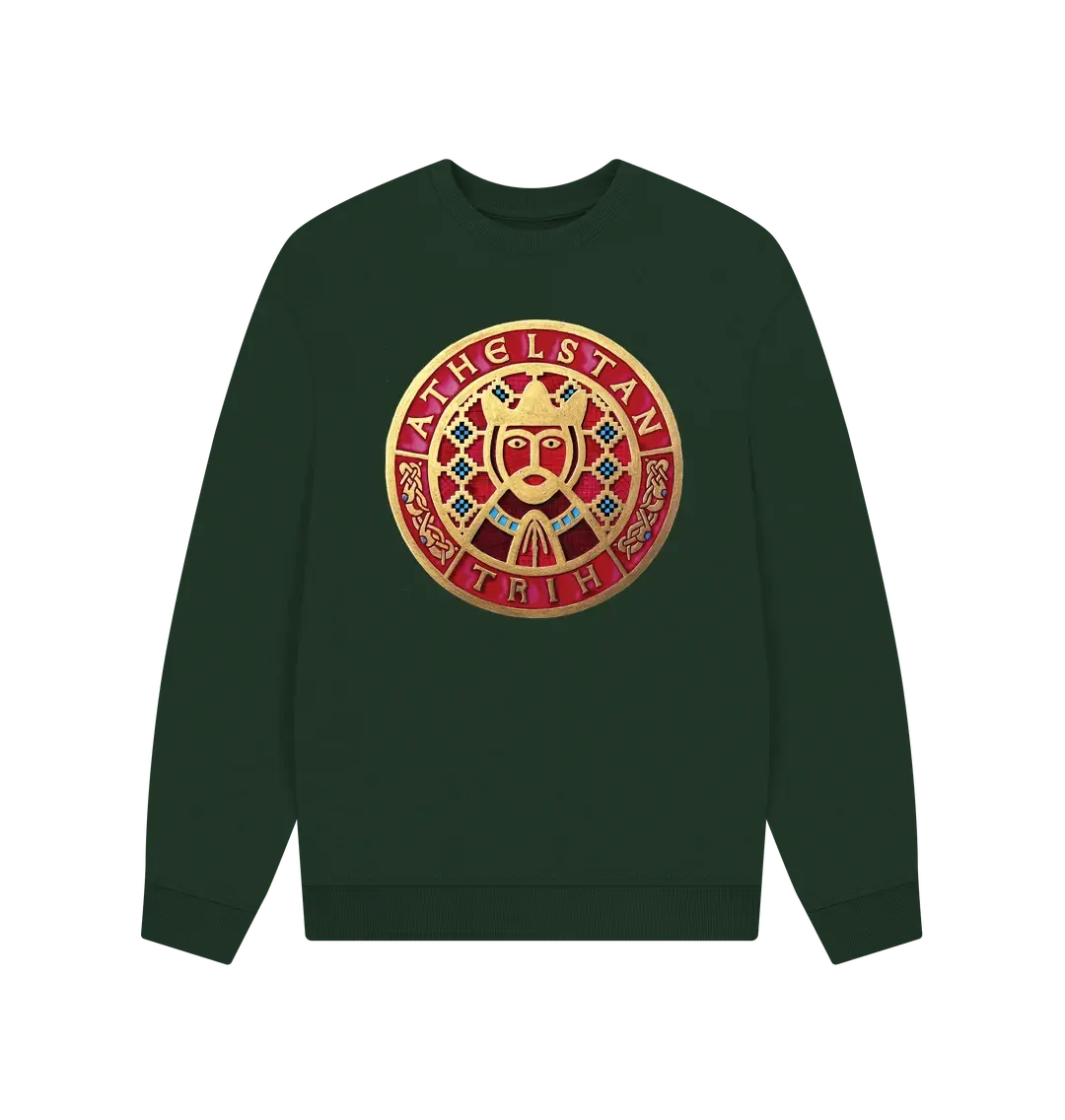 Athelstan Enamel & Gold Oversized Sweatshirt (Unisex)