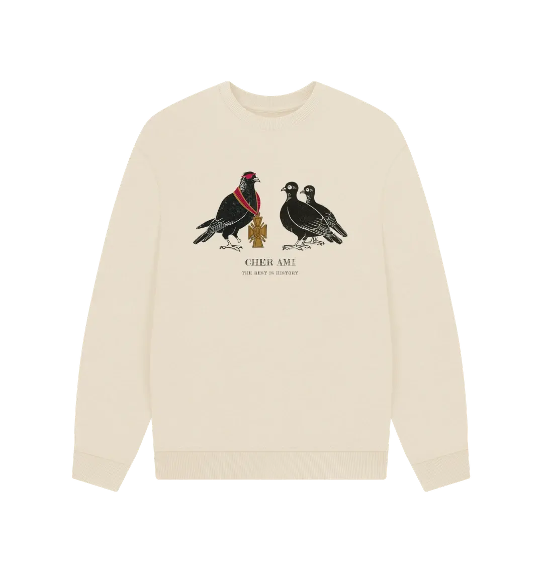 Cher Ami Oversized Sweatshirt (Unisex)